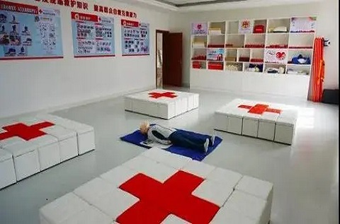 煙臺市萊山區(qū)“共建、共享、共筑”打造紅十字應急救護培訓基地